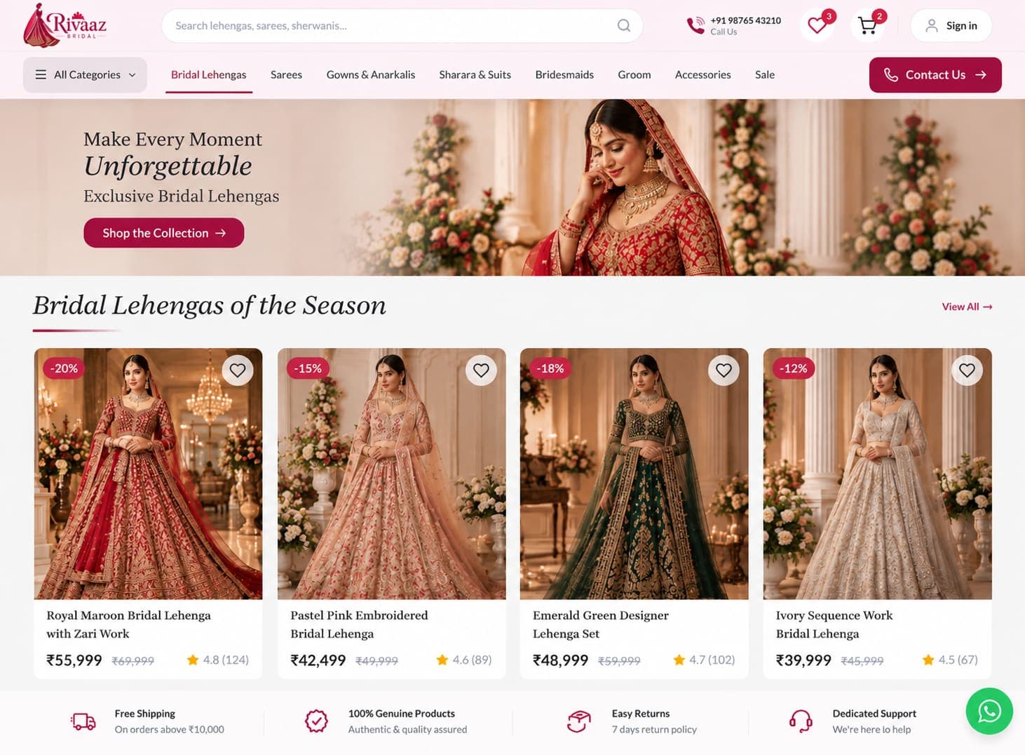 An online store built with PixelLayout